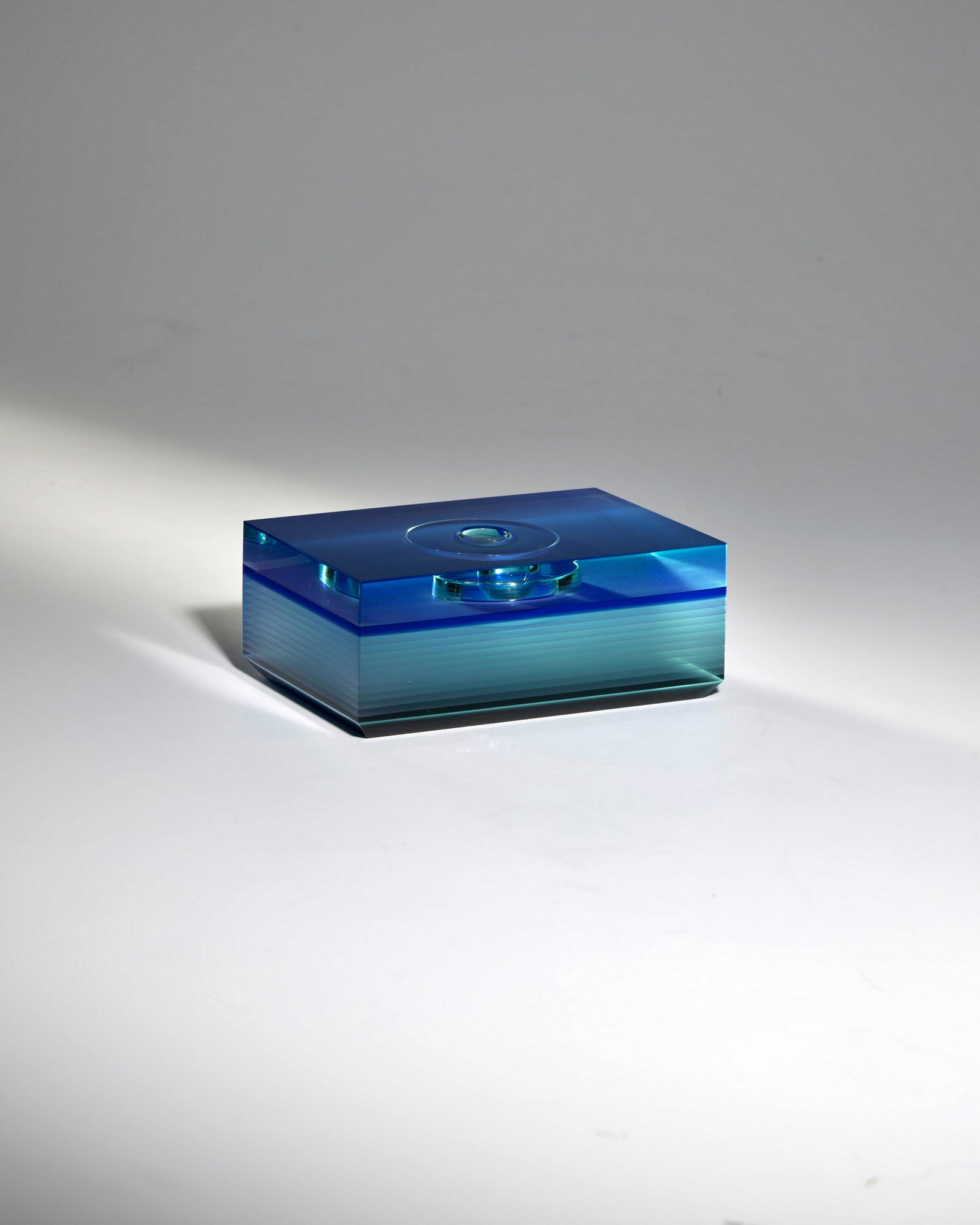 Tom Patti (born 1943) 'solarized Blue With Green'circa 1995layered ...