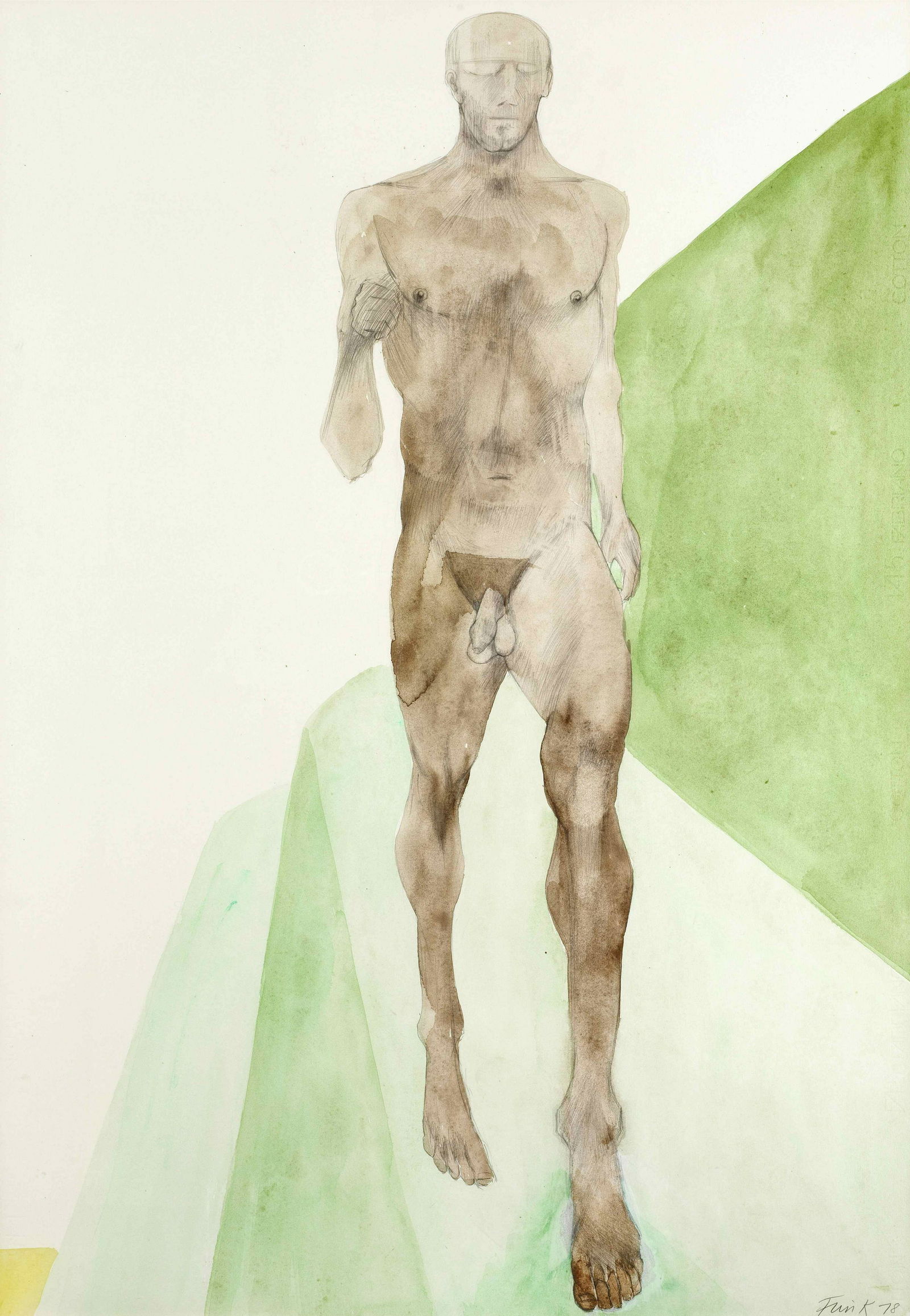 Dame Elisabeth Frink R.A. (British, 1930-1993) Running Man 99.3 x 70.2 cm. (39 1/8 x 27 5/8 in.) (1 of 3)