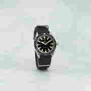 Omega. A rare stainless steel military automatic wristwatch issued to the Royal Navy  Seamaster ... (1 of 2)