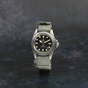Rolex. A rare stainless steel Military automatic wristwatch issued to the Royal Navy  Military S... (1 of 5)