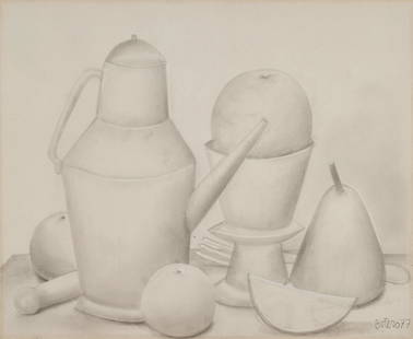 Priest Extends, 1977 - Fernando Botero 