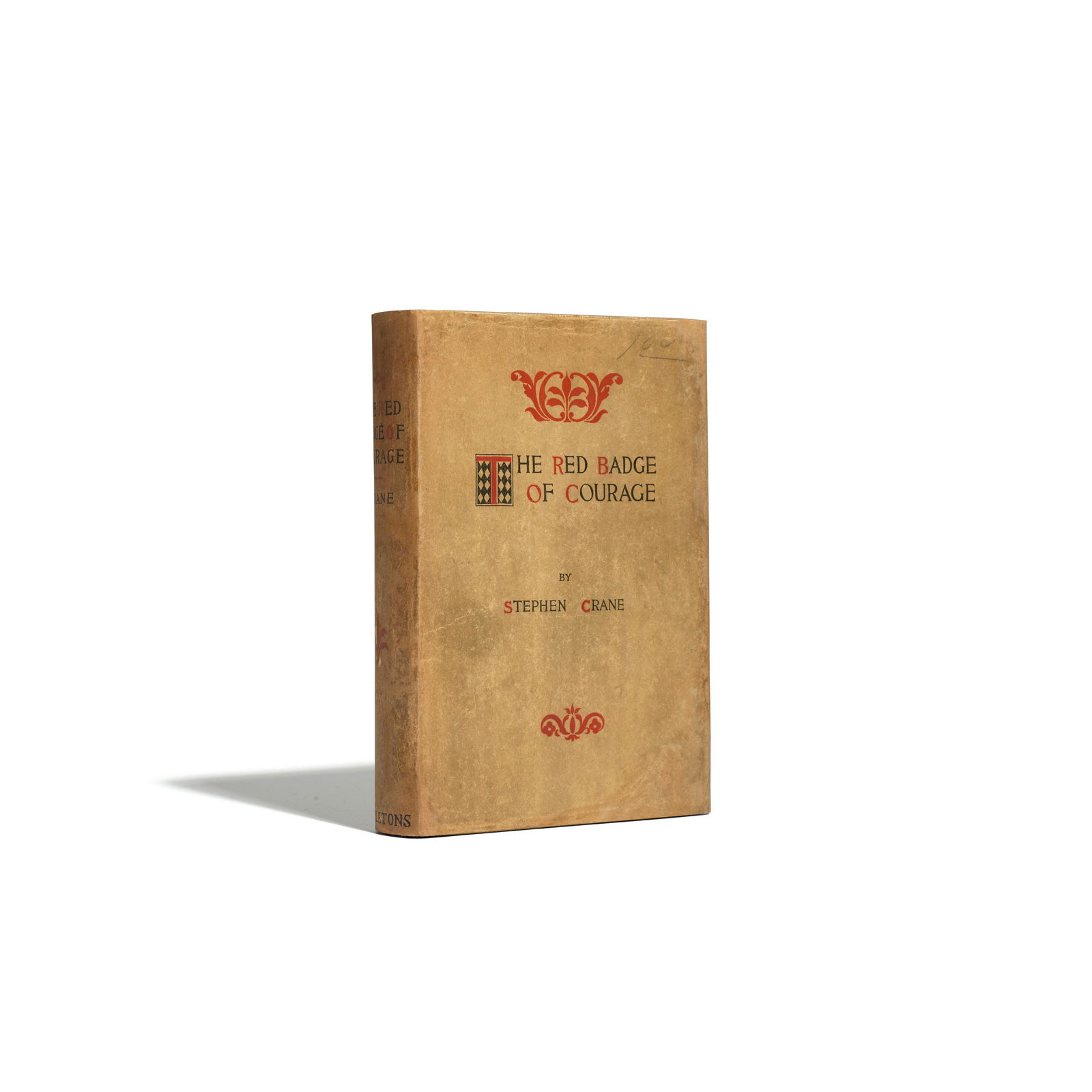 CRANE, STEPHEN. 1871-1900. The Red Badge of Courage. New York: D. Appleton, 1895. (1 of 1)