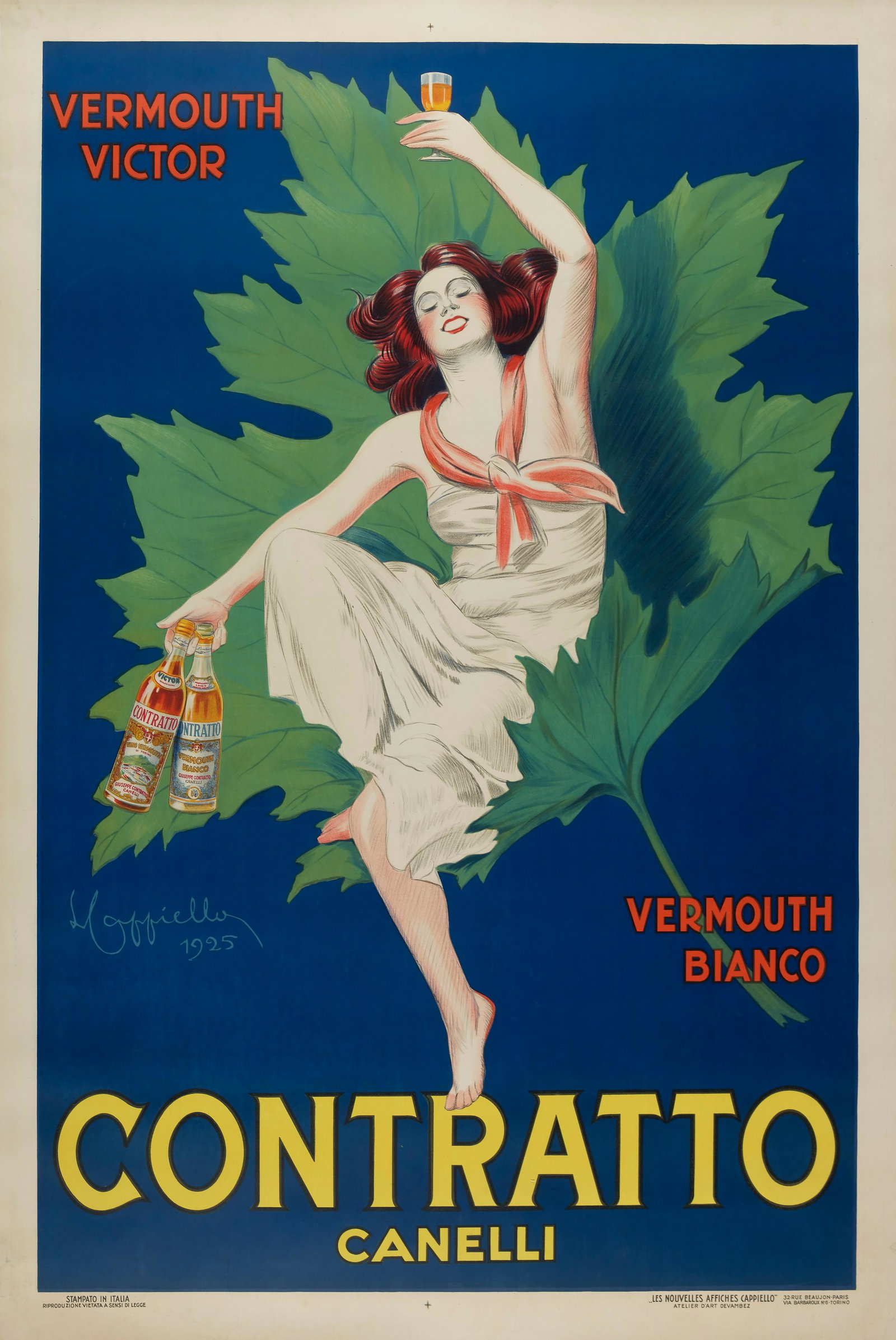 LEONETTO CAPPIELLO (1875-1942) CONTRATTO. CANELLI (1 of 1)