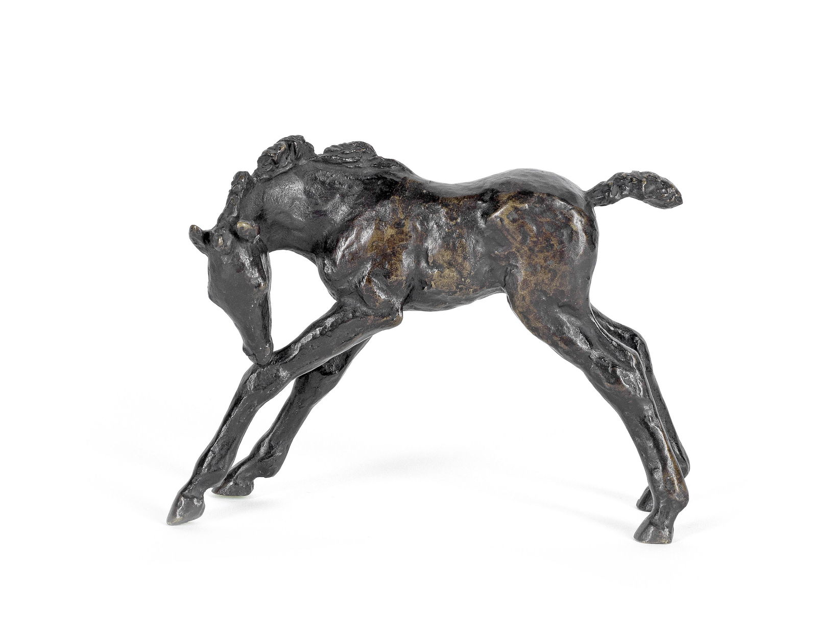 Renee Sintenis (German, 1888-1965) Sich leckendes fohlen 10.5cm (4 1/8in) high, 13cm (5 1/8) lon... (1 of 5)