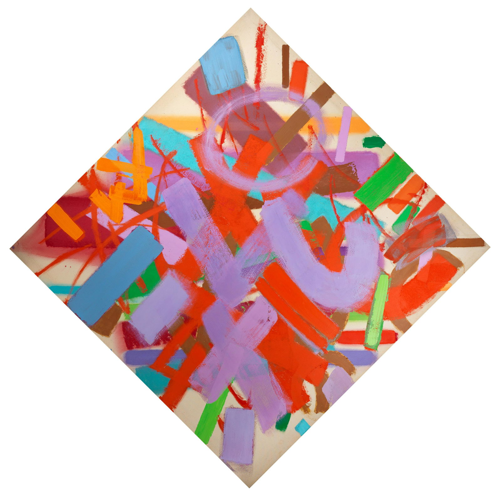 John Copnall (British, 1928-2007) Big White Diamond II (unframed) (1 of 2)