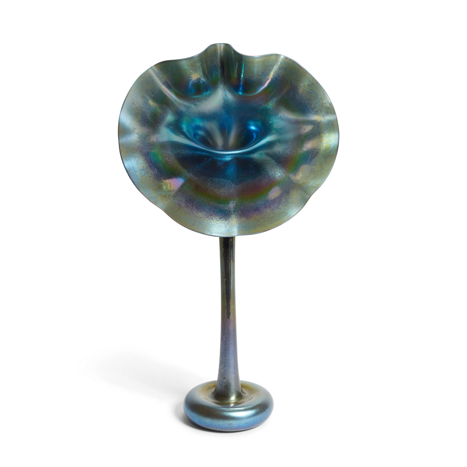 TIFFANY STUDIOS (1899-1930) Blue Jack In The Pulpit Vase1908Favrile glass, inscribed '4987C L.C.... (1 of 1)