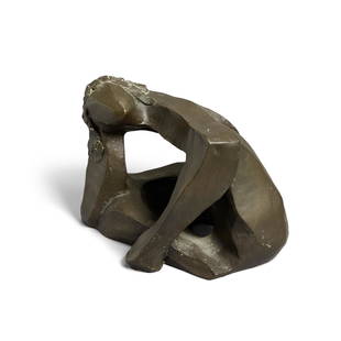 ALBERTO BIASI (BORN 1937) Untitled (Seated Figure)bronze, incised '1/7 Biasi O. Paris'height 6 7...: ALBERTO BIASI (BORN 1937) Untitled (Seated Figure) bronze, incised '1/7 Biasi O. Paris' height 6 7/8in (17.4cm); width 9in (22.8cm); depth 7 1/2in (19cm) Footnotes: Provenance Private Collection, Holl