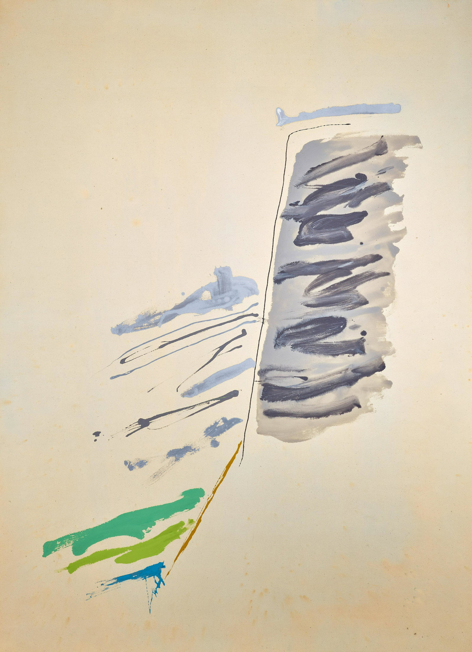 DAN CHRISTENSEN (1942-2007) Sylvia Thermos1979acrylic on canvas, signed 'D. Christensen', titled... (1 of 3)