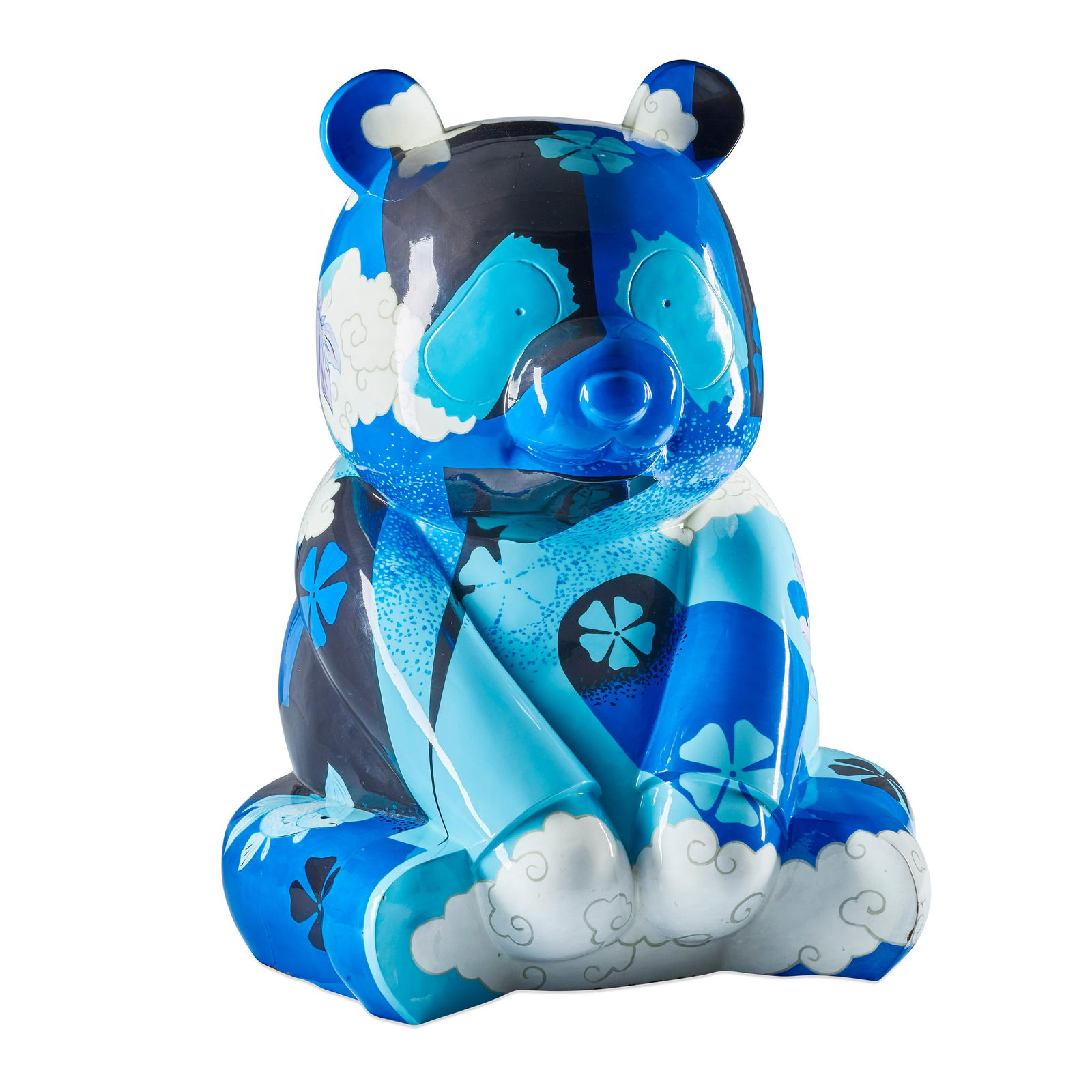 HIRO ANDO (BORN 1973) Pandasancirca 2011cast bronze hand-painted and varnished height 43in (109....: HIRO ANDO (BORN 1973) Pandasan circa 2011 cast bronze hand-painted and varnished height 43in (109.2cm); width 32in (81.3cm); depth 32in (81.3cm) Footnotes: Provenance Opera Gallery, Hong Kong This