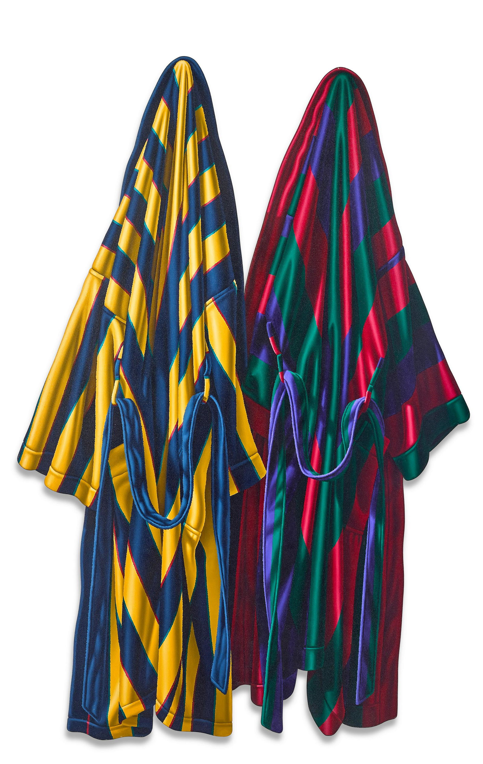 OTTO DUECKER (BORN 1948) Two Robes1989oil on board, signed, titled and dated '4/89' on the rever...: OTTO DUECKER (BORN 1948) Two Robes 1989 oil on board, signed, titled and dated '4/89' on the reverse 58 x 38 1/2in (147.5 x 97.7cm) Footnotes: Provenance Acquired from Elaine Horwitch Galleries, Scott