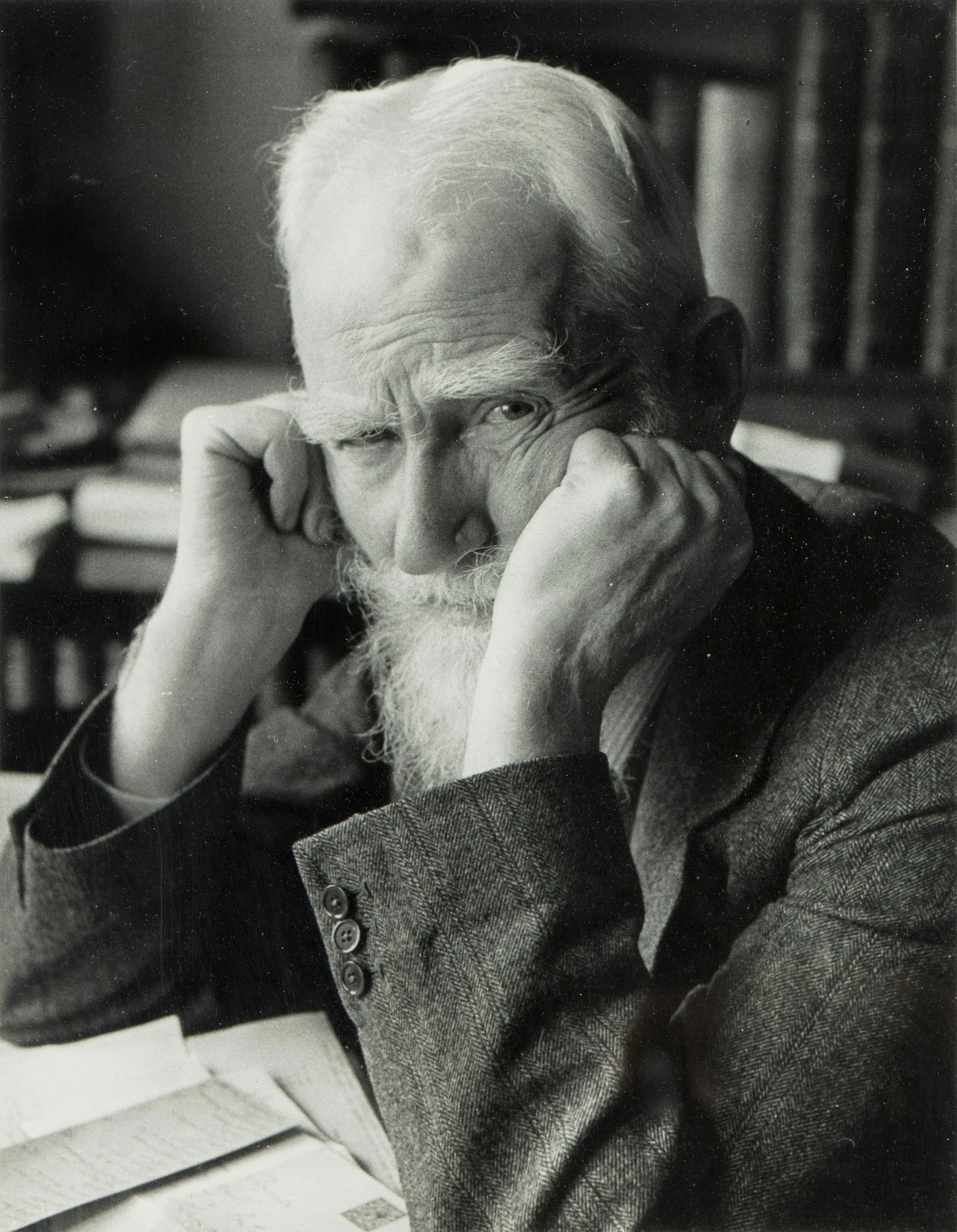 Alfred Eisenstaedt (1898-1995); George Bernard Shaw; (1 of 1)