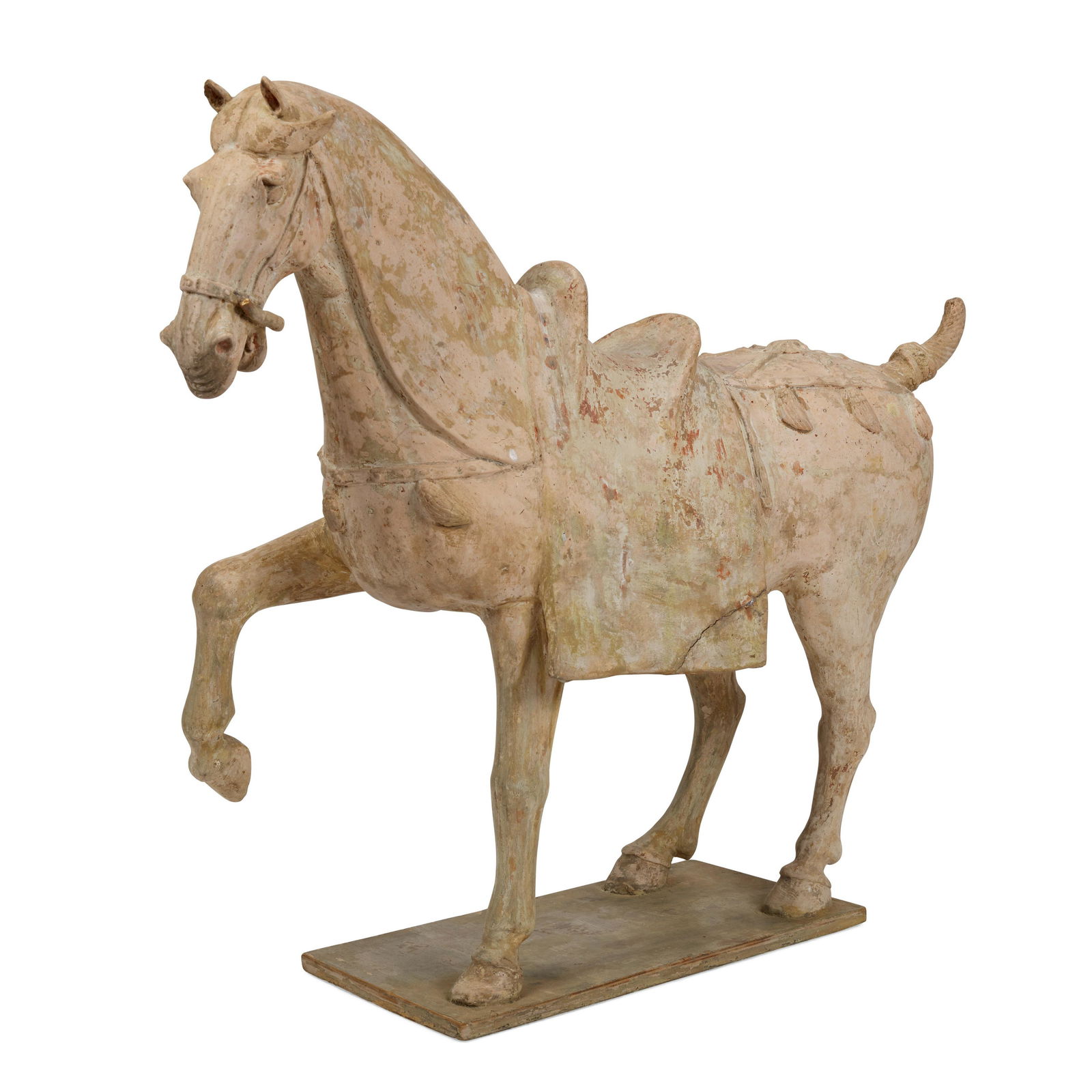 A CHINESE POTTERY HORSETang Dynasty (618-907) (1 of 1)