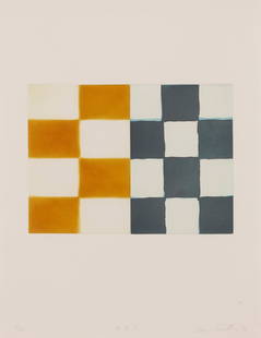Sean Scully (born 1946); Barcelona Diptych 5;: Sean Scully (born 1946) Barcelona Diptych 5, 1996 Etching, aquatint, spit bite and sugarlift on wove paper, signed in pencil, titled, dated and numbered 5/24, published by Editions T, Barcelona, with