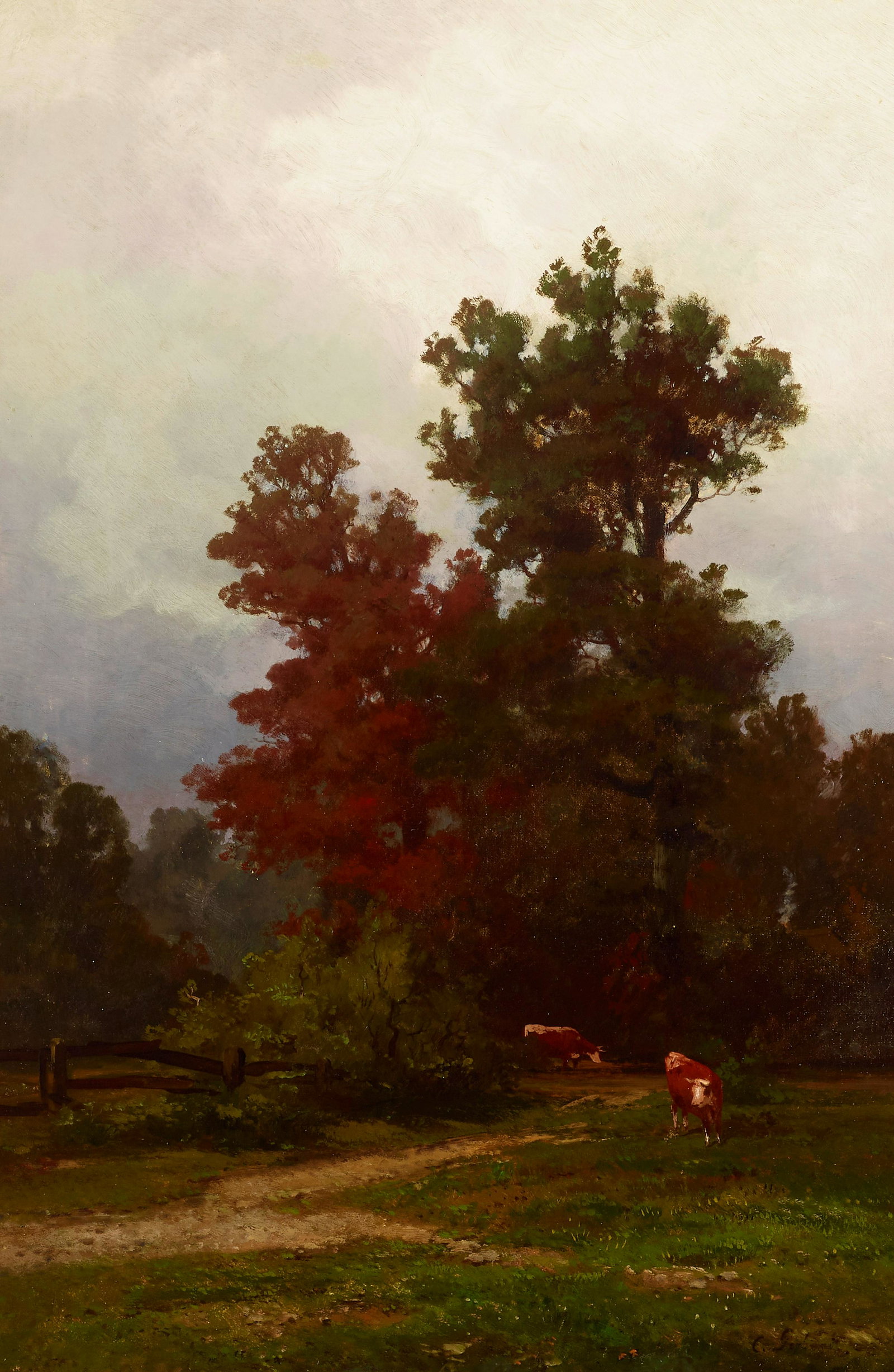 Carl Von Perbandt (1832-1911) Murphy's ranch near Santa Clara 30 x 20in (76.3 x 50.9cm) (1 of 3)