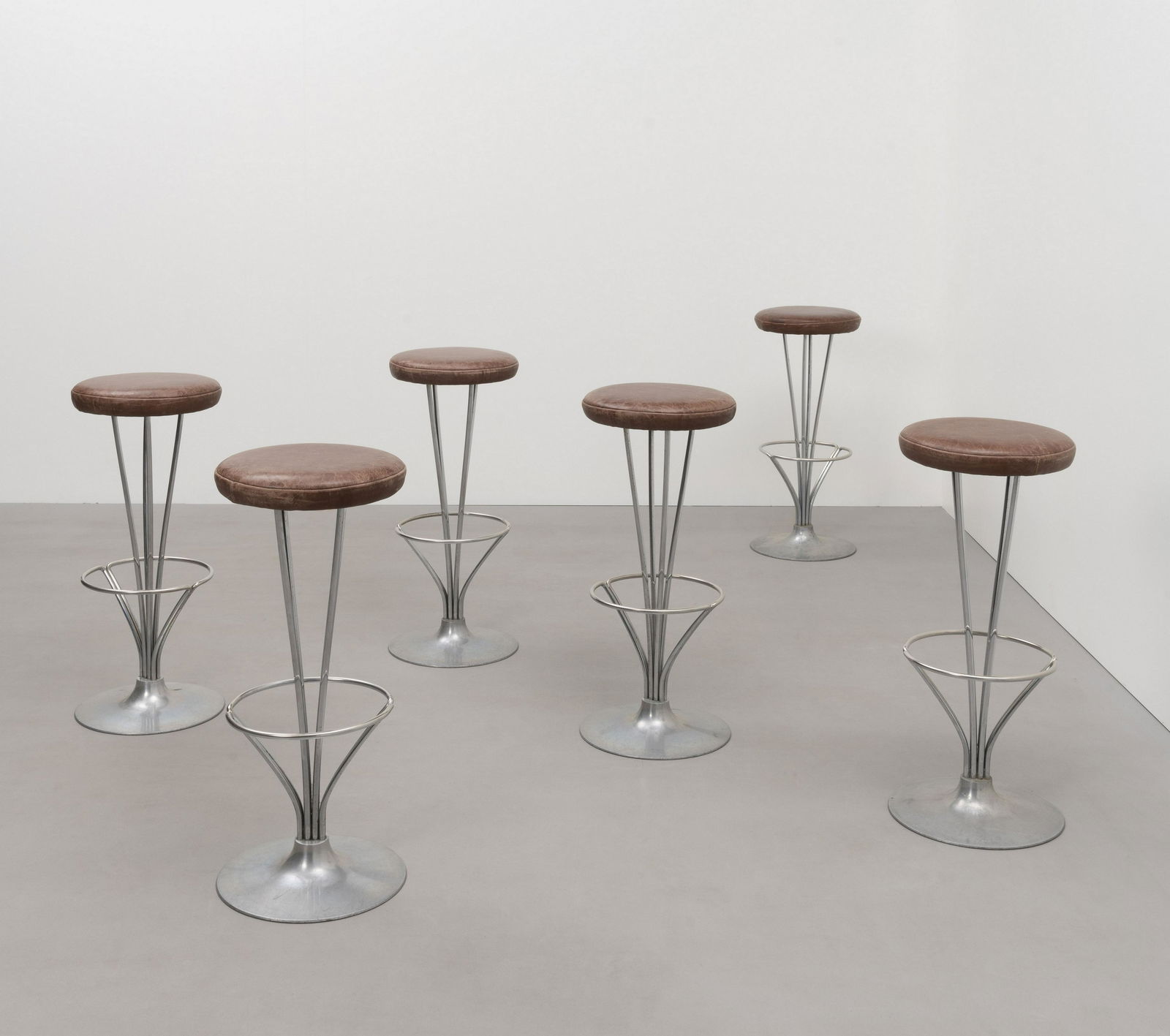 Piet Hein Set of six bar stools, model no. FL 9511, 1979 (1 of 1)