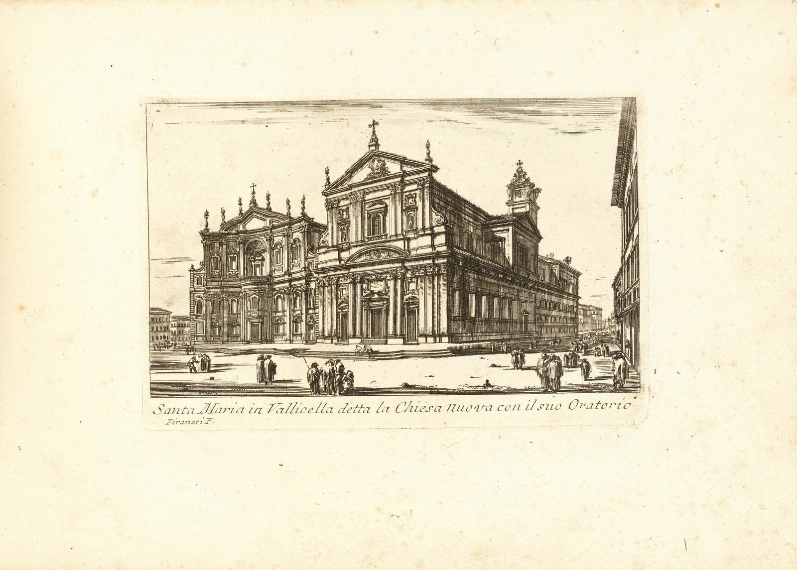 PIRANESI, GIOVANNI BATTISTA. 1720-1778.  Varie Vedute di Roma antica, e moderna....  Rome: 1748 ... (1 of 1)