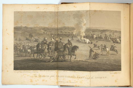 WITTMAN, WILLIAM.  Travels in Turkey, Asia-Minor, Syria, and Across the Desert into Egypt, durin...: WITTMAN, WILLIAM. Travels in Turkey, Asia-Minor, Syria, and Across the Desert into Egypt, during the years 1799, 1800, and 1801.... London: Richard Phillips, 1803. 4o (265 x 210 mm). Engraved folding