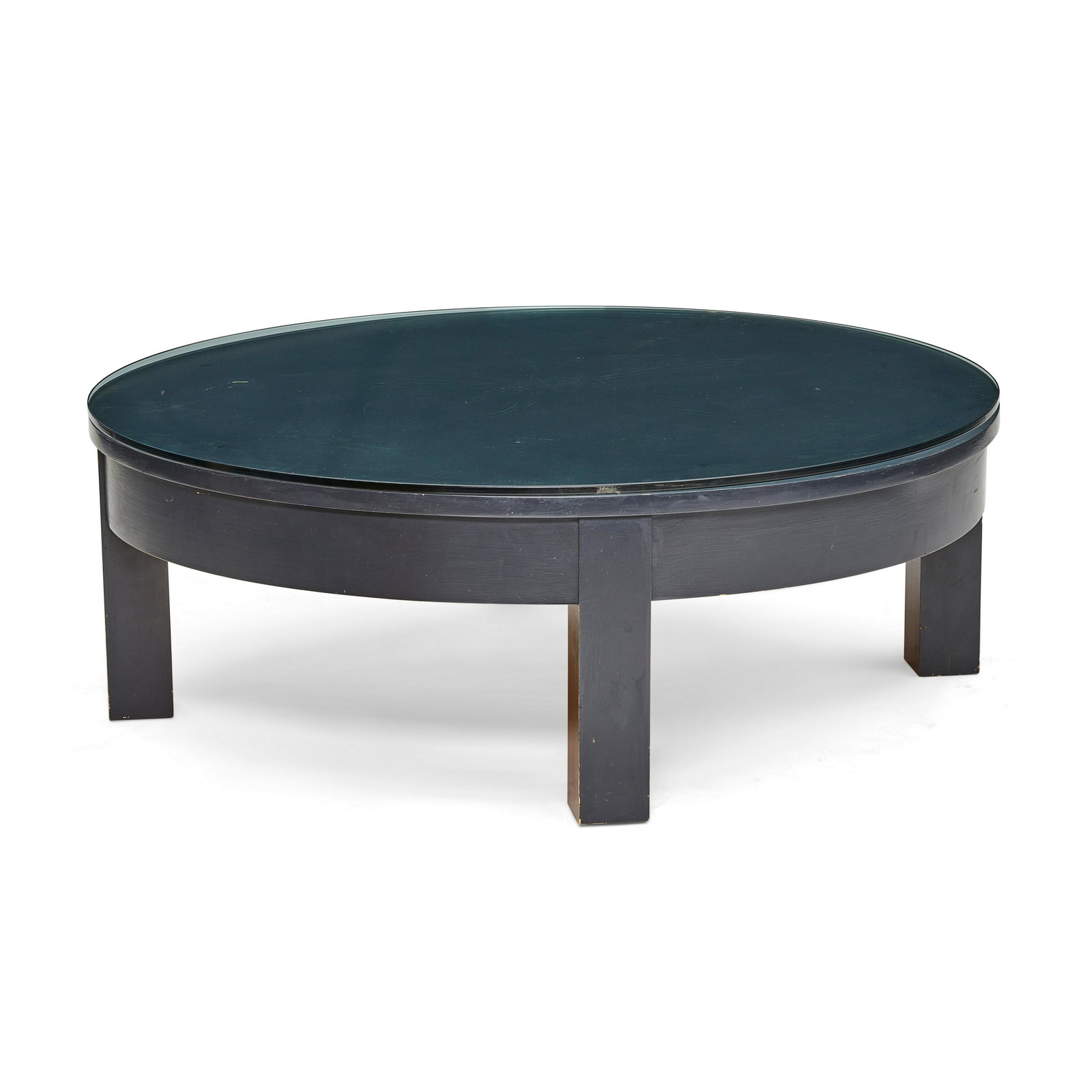 ROY MCMAKIN (BORN 1965) Custom Circular Coffee Table1994for Domestic Furniture Co., blue-black p... (1 of 1)