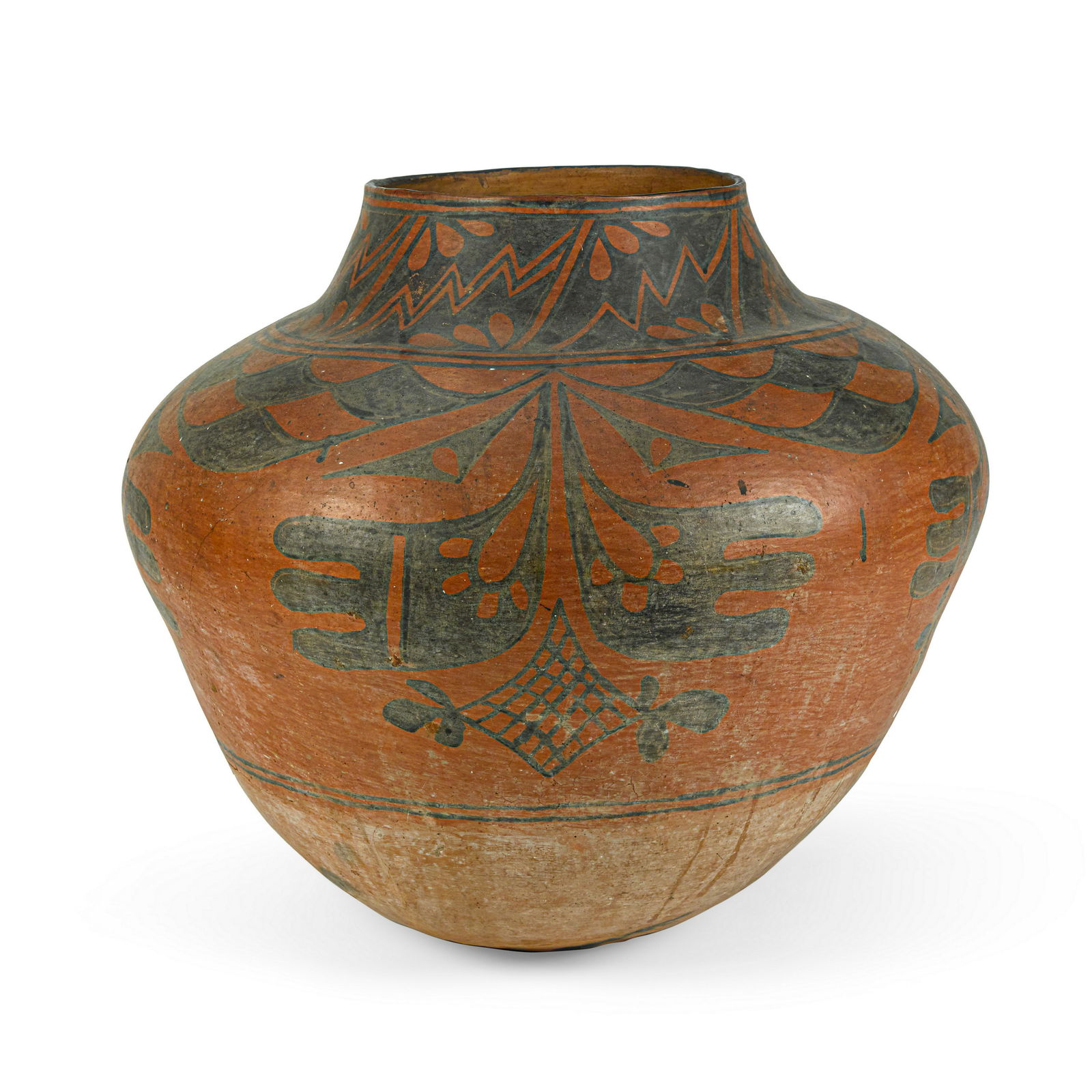 A Kewa (Santo Domingo Pueblo) storage jar (1 of 3)