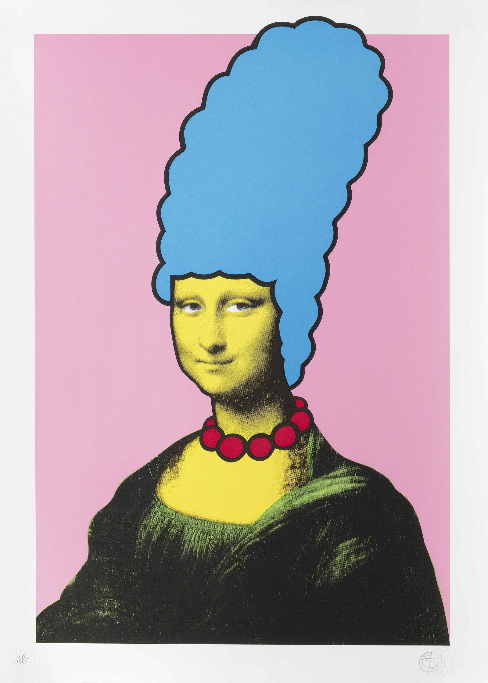 Nick Walker (born 1969) Mona Simpson, 2006 (published by Pictures on Walls, London, with their b...: Nick Walker (born 1969) Mona Simpson, 2006 signed and numbered 560/750 in pencil screenprint in colours 70 x 50cm (27 9/16 x 19 11/16in). published by Pictures on Walls, London, with their blind