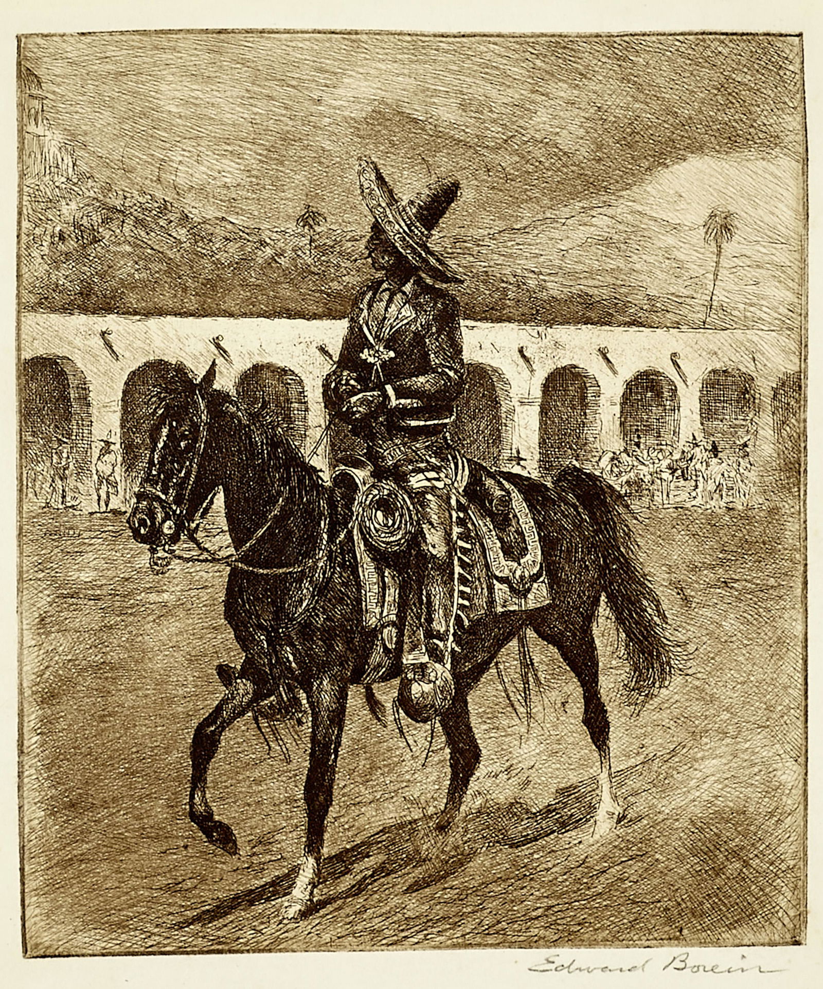 Edward Borein (1872-1945); Mexican Charro; (1 of 3)