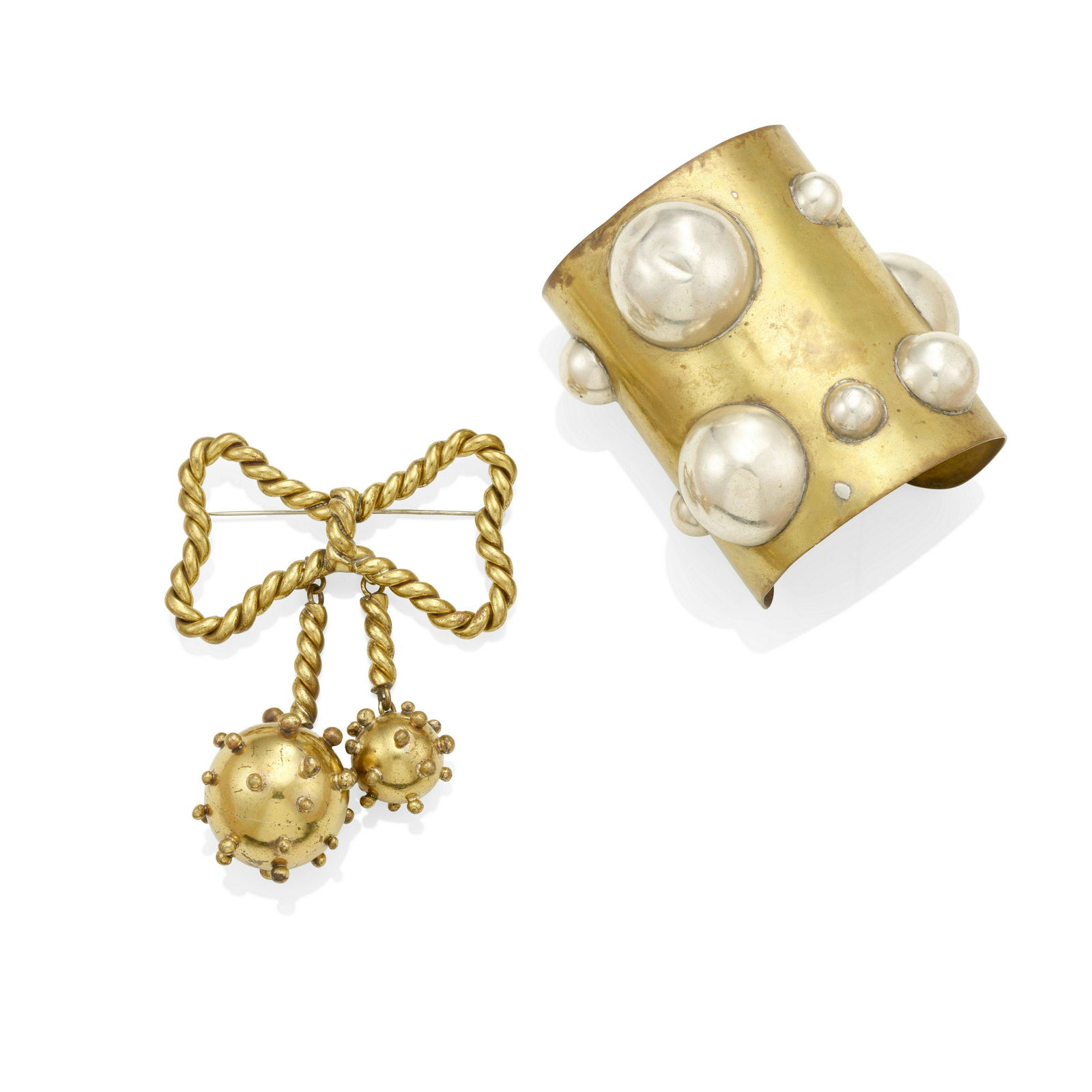 HUBERT HARMON: A GROUP OF MIXED METAL JEWELRY, MEXICO (1 of 2)