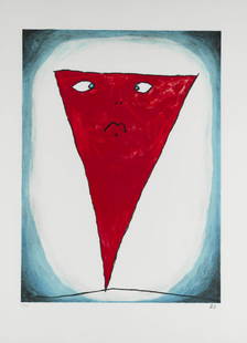 Louise BOURGEOIS (1911-2010) THE GUILTY GIRL IS FRAGILE, 2010 Lithographie en couleurs réh...: Louise BOURGEOIS (1911-2010) THE GUILTY GIRL IS FRAGILE, 2010 Lithographie en couleurs réhaussée à l'acrylique par l'artiste Signée et numérotée 15/50 SOLO, imprimeur, Ne