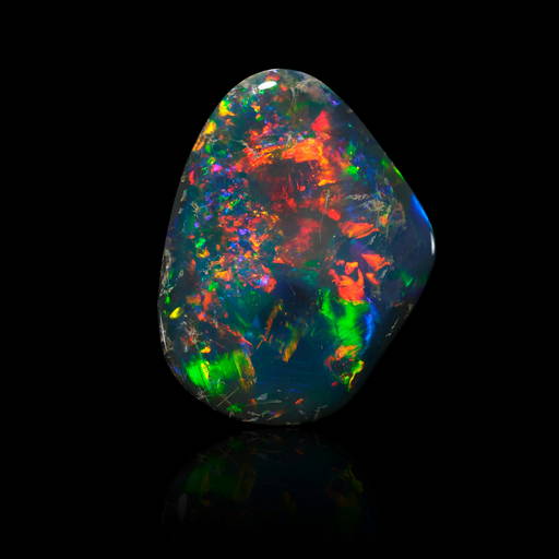 Fine Black Opal Featured In 'the Outback Opal Hunters' Show On