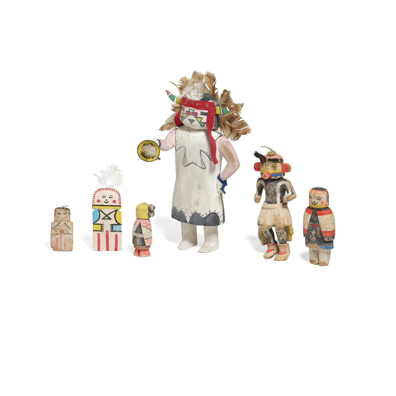 Six Hopi katsina dolls (1 of 1)