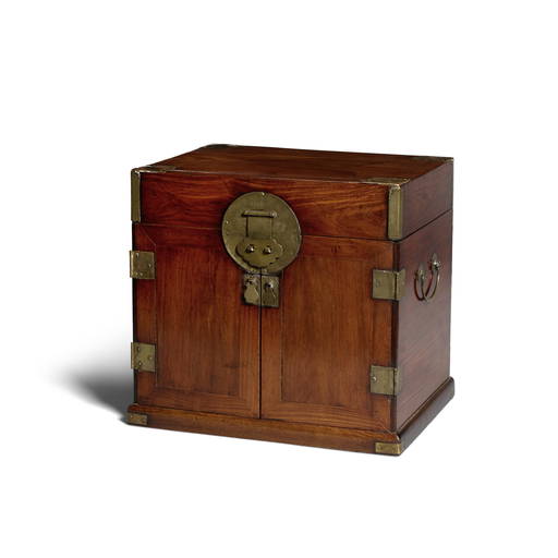 A HUANGHUALI TABLETOP SEAL CHEST, GUANGPIXIANG Late 18th/19th century