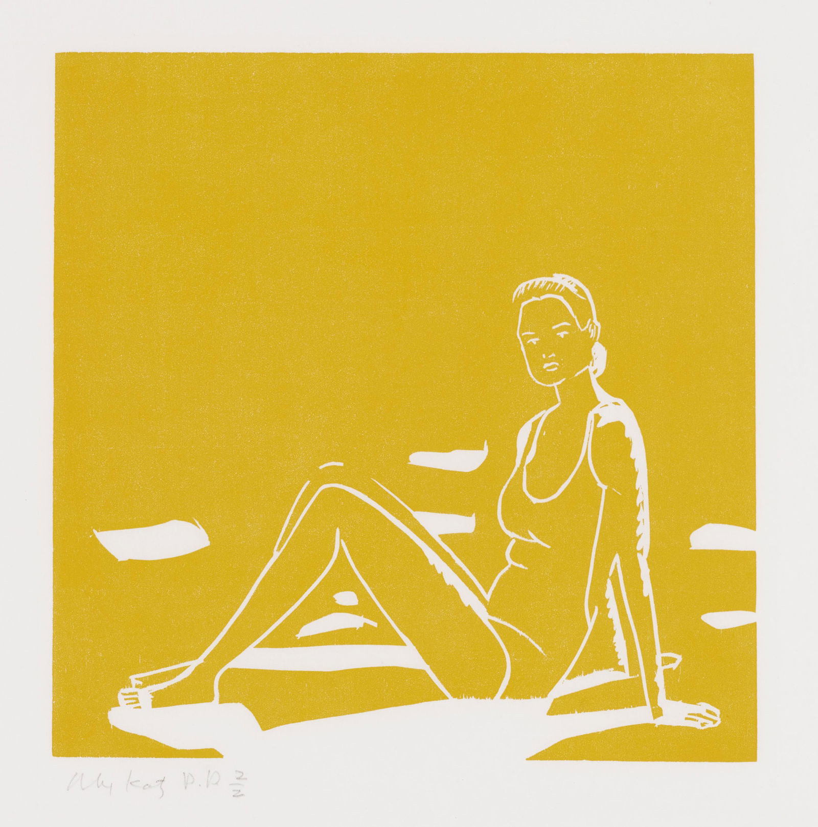 Alex Katz (born 1927); Ursula, from a Suite of Prints Derived from the Painting Lincolnville Lab... (1 of 1)