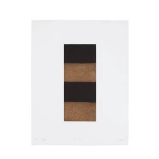 Sean Scully (born 1946); Untitled (print # 7), from Ten Towers;: Sean Scully (born 1946) Untitled (print # 7), from Ten Towers, 1999 Etching and aquatint in colors on Somerset paper, initialed in pencil, titled, dated, annotated '7' and numbered 7/40 (there were al