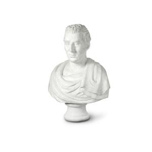 Attributed to Sir Francis Leggatt Chantrey (1781-1842): A carved white marble bust of Arthur Wel... (1 of 1)