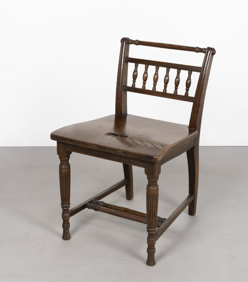 English School Library Chair, Circa 1880
