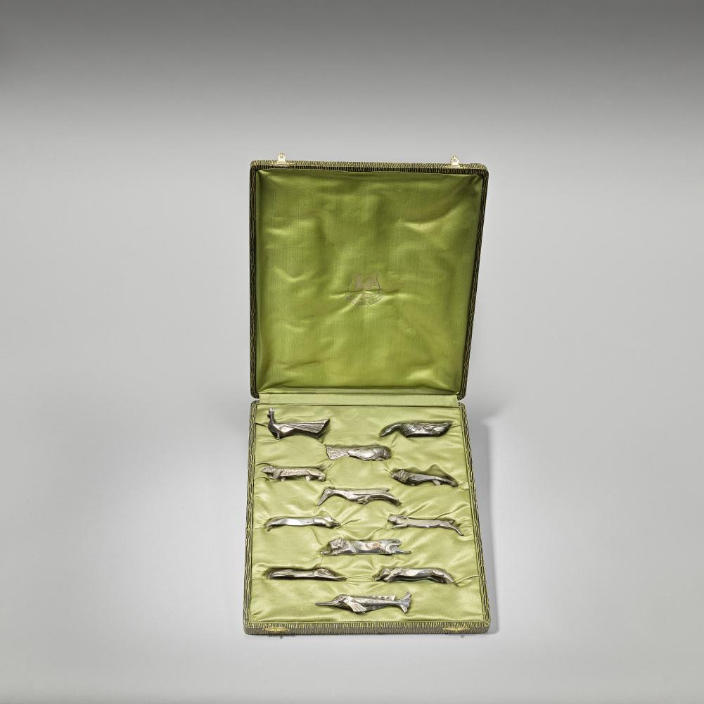 Orfèvrerie Gallia Twelve knife rests, circa 1930 (1 of 1)