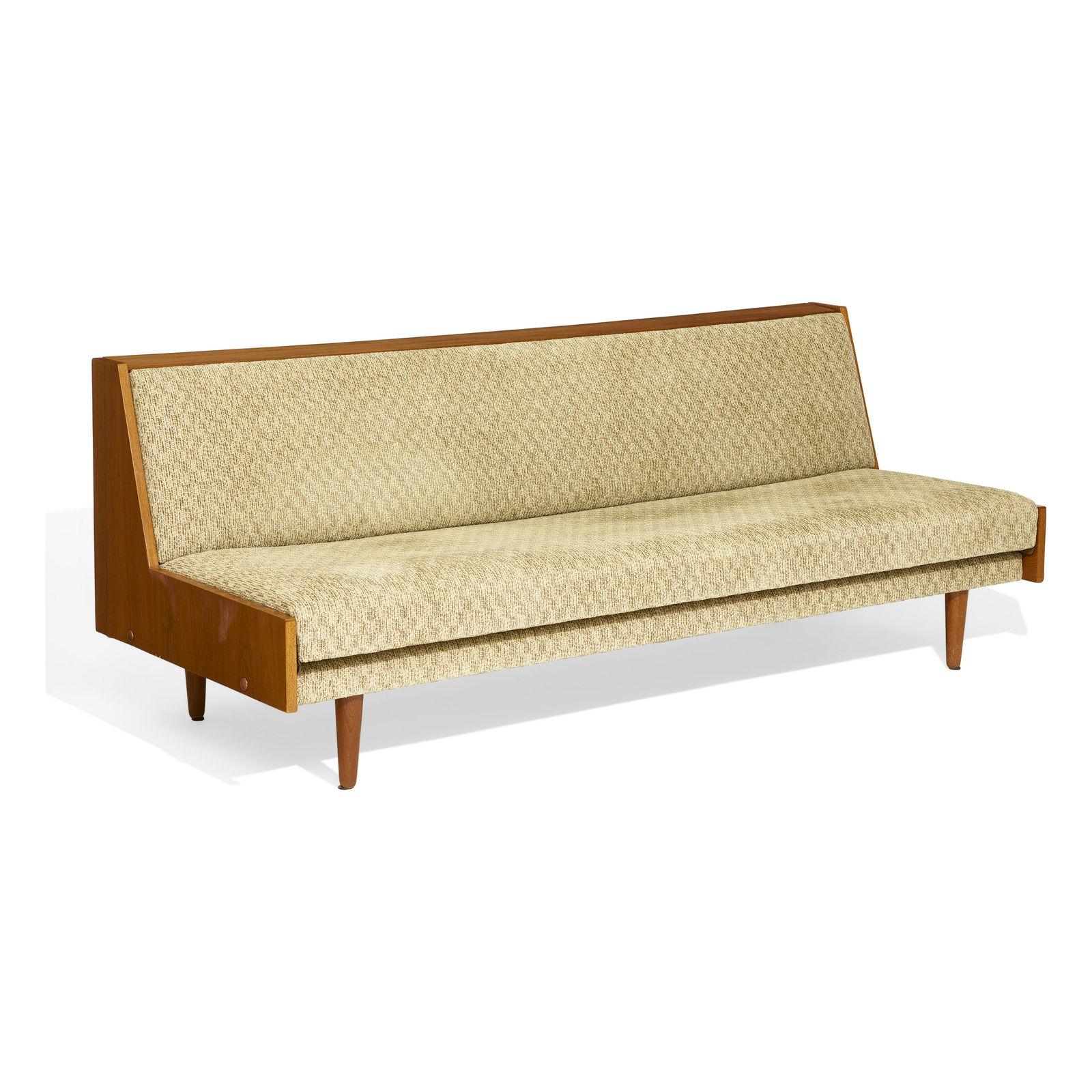 HANS J. WEGNER (1914-2007) Sofa Bedcirca 1955for Getama, teak and upholsteryheight 30 1/2in (77.... (1 of 4)