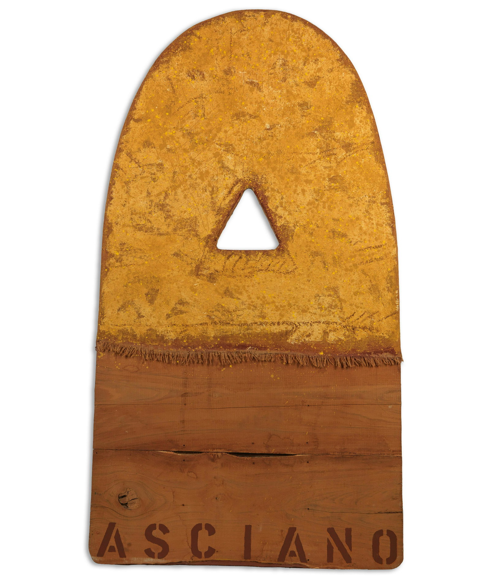 Joe Tilson R.A. (British, born 1928) Le Crete Senesi, Asciano (unframed): Joe Tilson R.A. (British, born 1928) Le Crete Senesi, Asciano signed and dated 'Tilson/1993', also titled, dated and inscribed with stencil 'LE/CRETE/SENESI,/ASCIANO./TOSCANA/1993' (on panel verso) oi