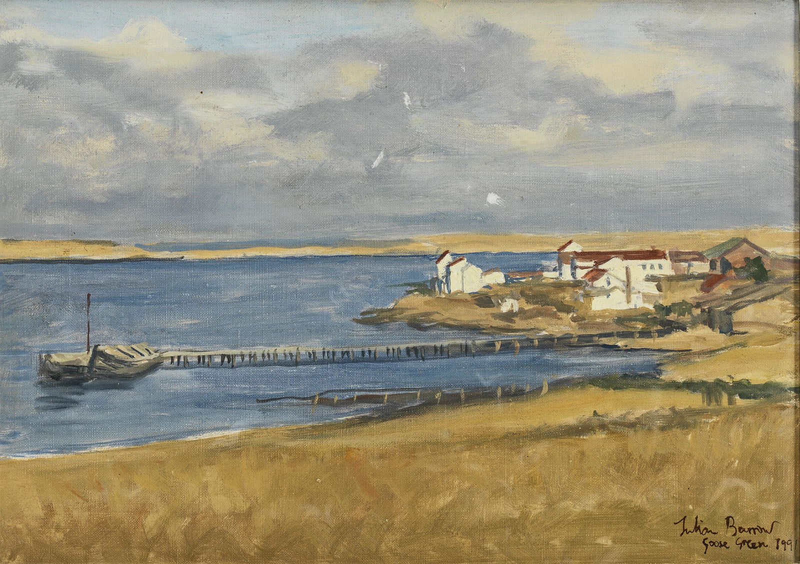 Julian Barrow (British, 1939-2013) Goose Green, Falklands (1 of 1)