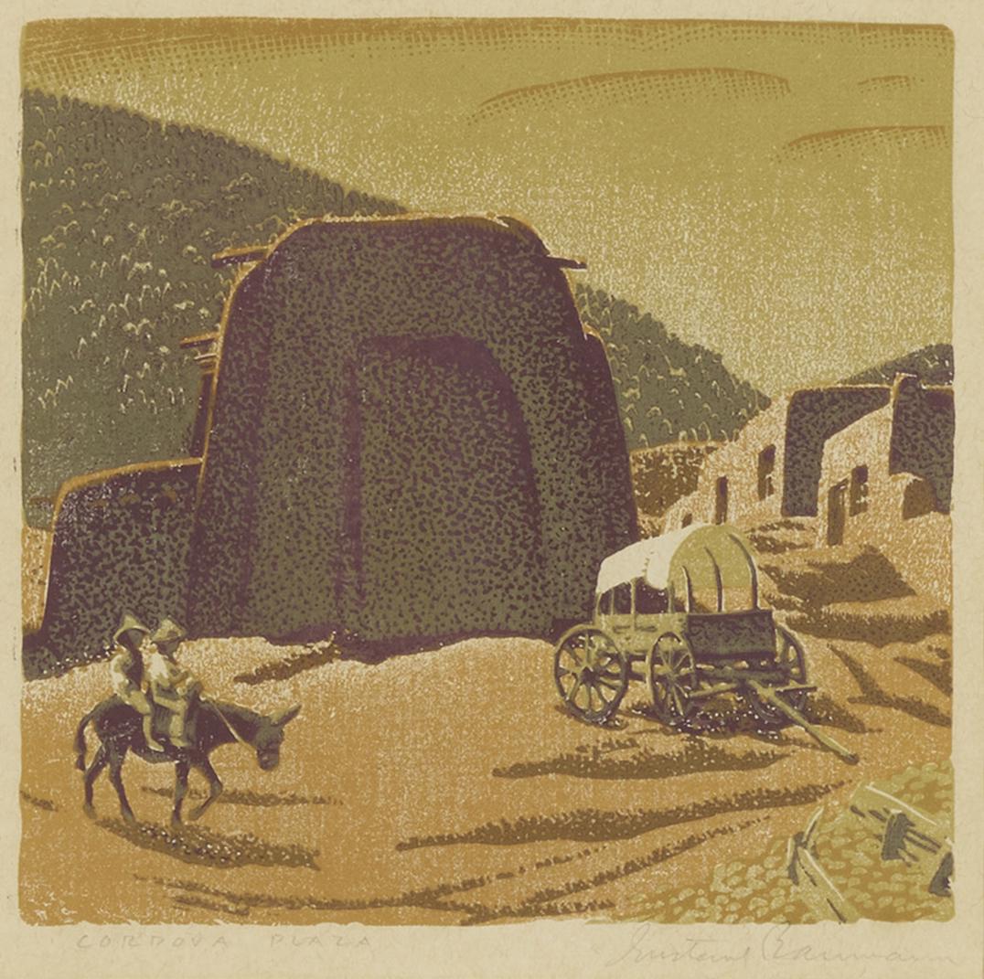 Gustave Baumann (1881-1971); Cordova Plaza; (1 of 2)