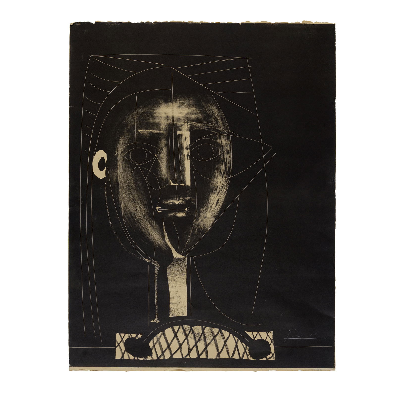 Pablo Picasso (1881-1973); Figure Noire; (1 of 1)