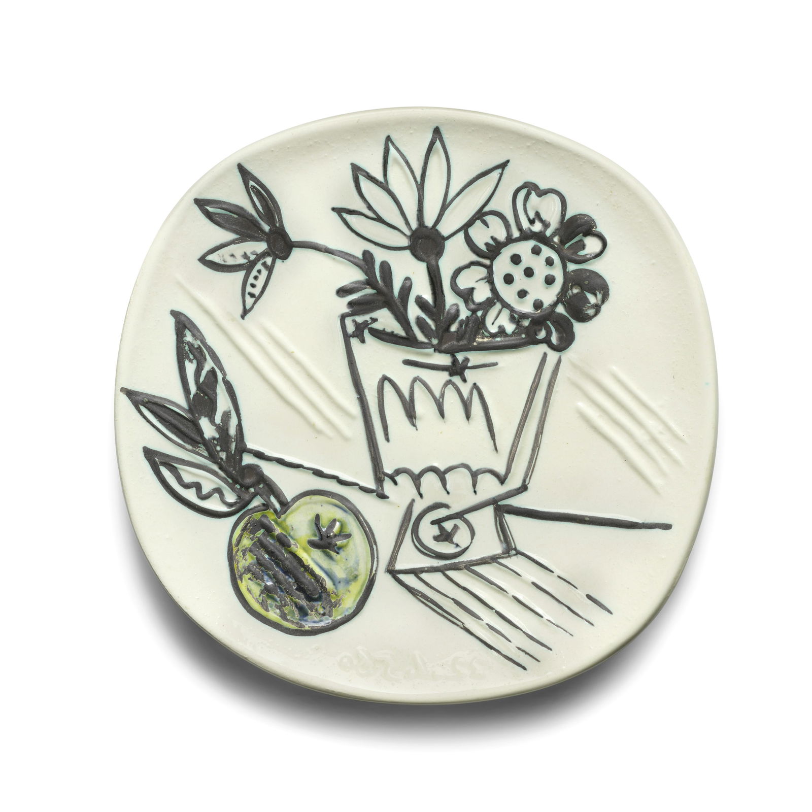 Pablo Picasso (1881-1973); Bunch with Apple; (1 of 1)