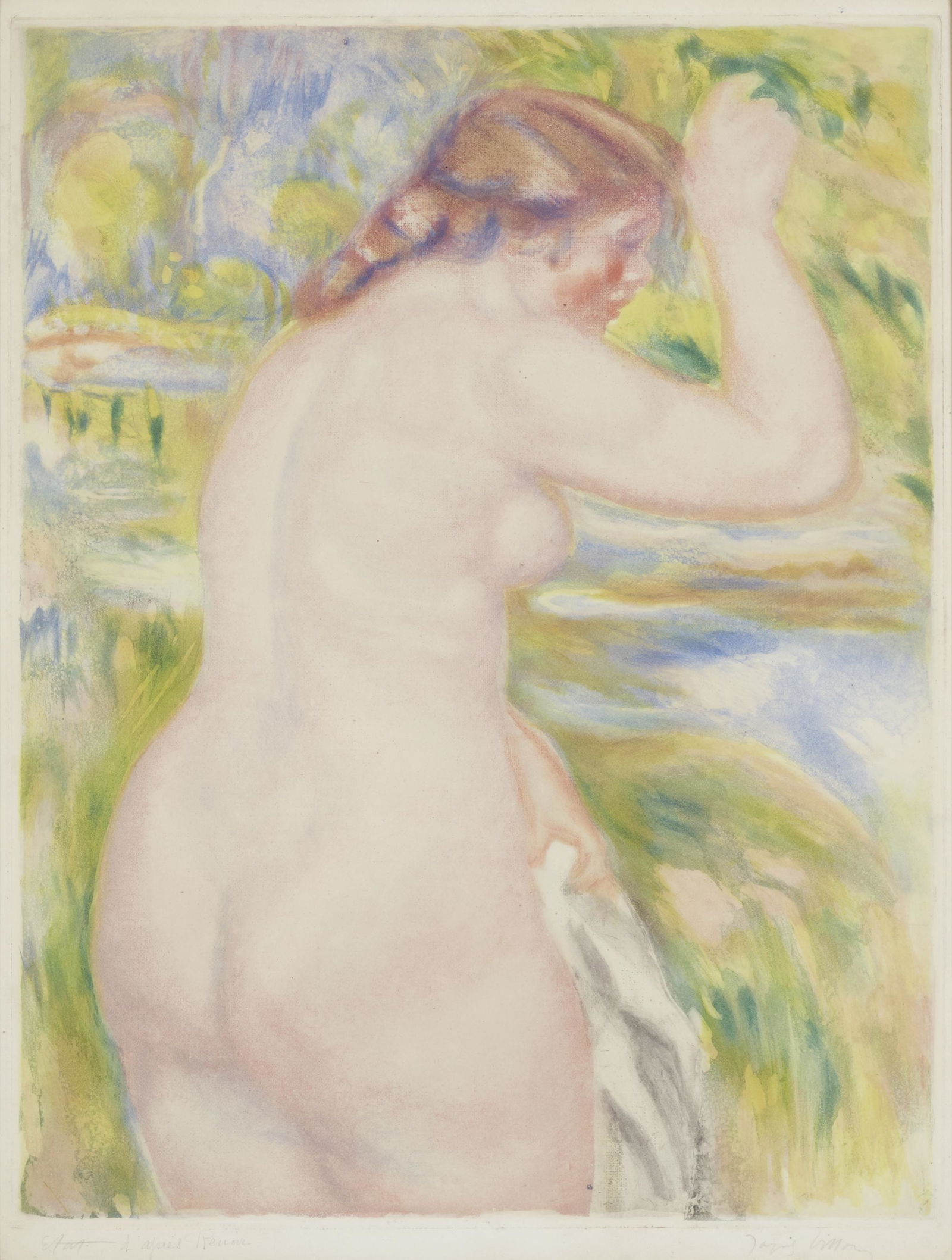After Pierre-Auguste Renoir (1841-1919) by Jacques Villon (1875-1963); Nu; (1 of 1)