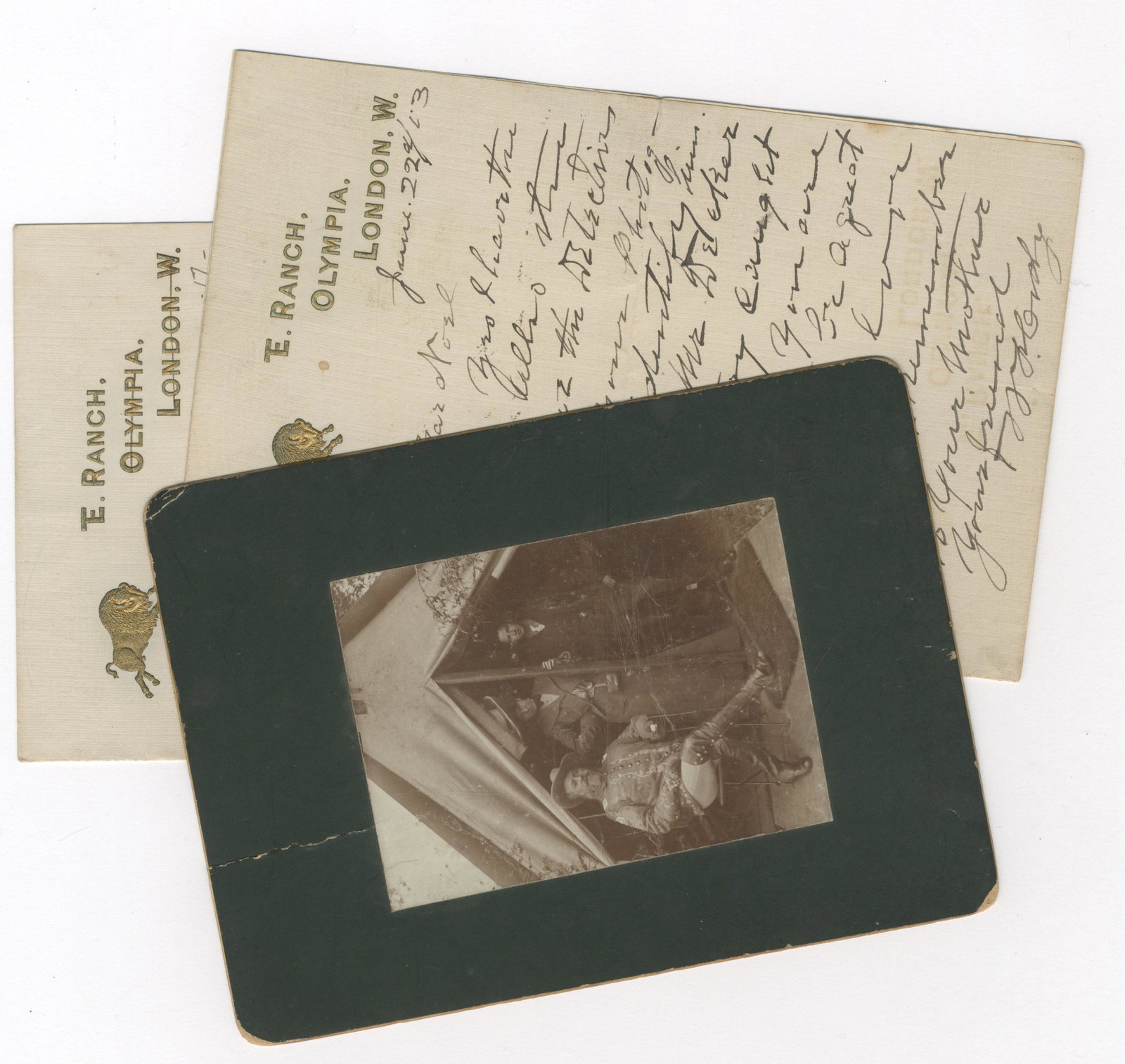 CODY (WILLIAM FREDERICK 'BUFFALO BILL') Group pertaining to the theft and recovery of jewels bel... (1 of 1)