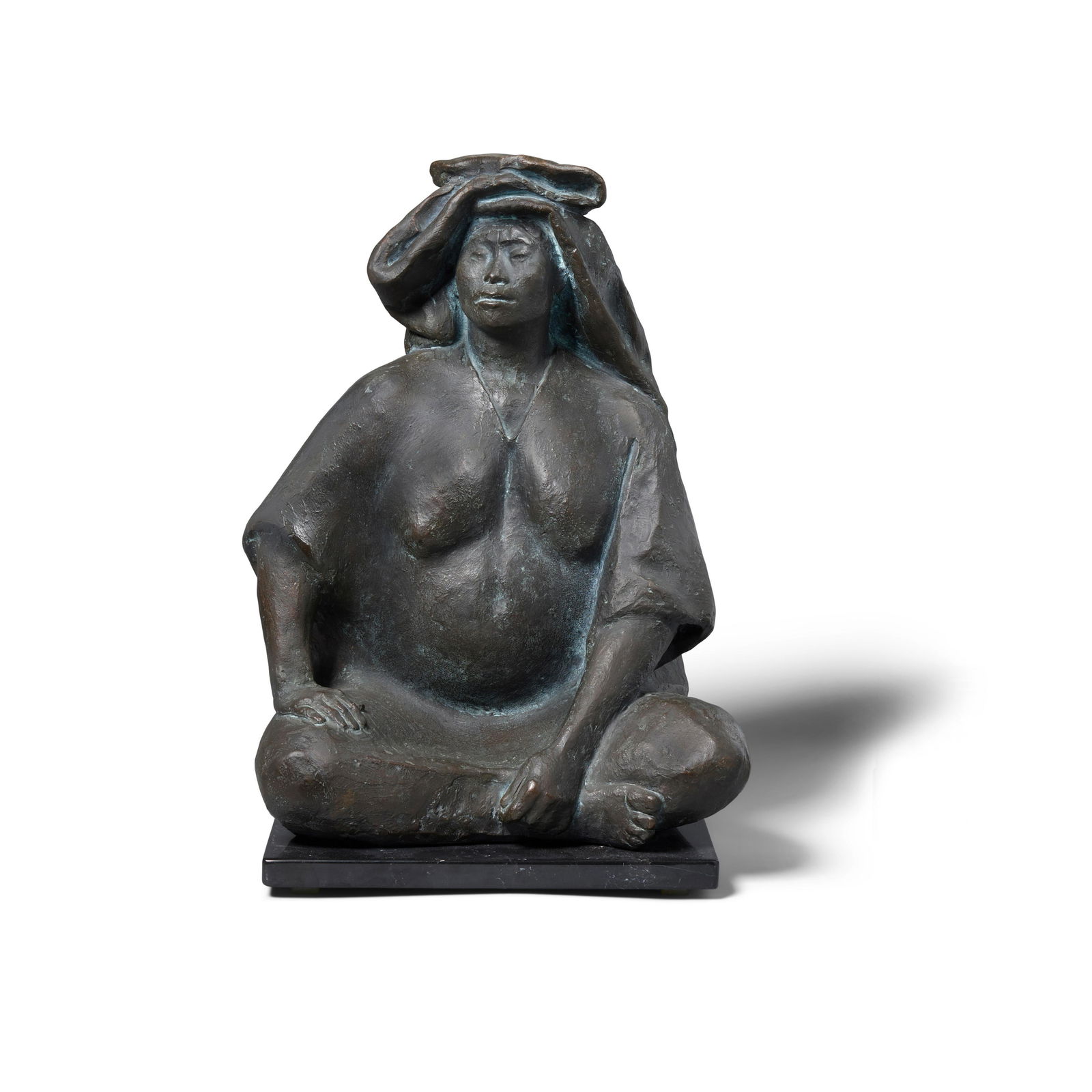 FRANCISCO ZÚÑIGA (1912-1998) Calera Con Rebozo Doblado1979bronze, signed 'ZUNIGA', dat... (1 of 2)