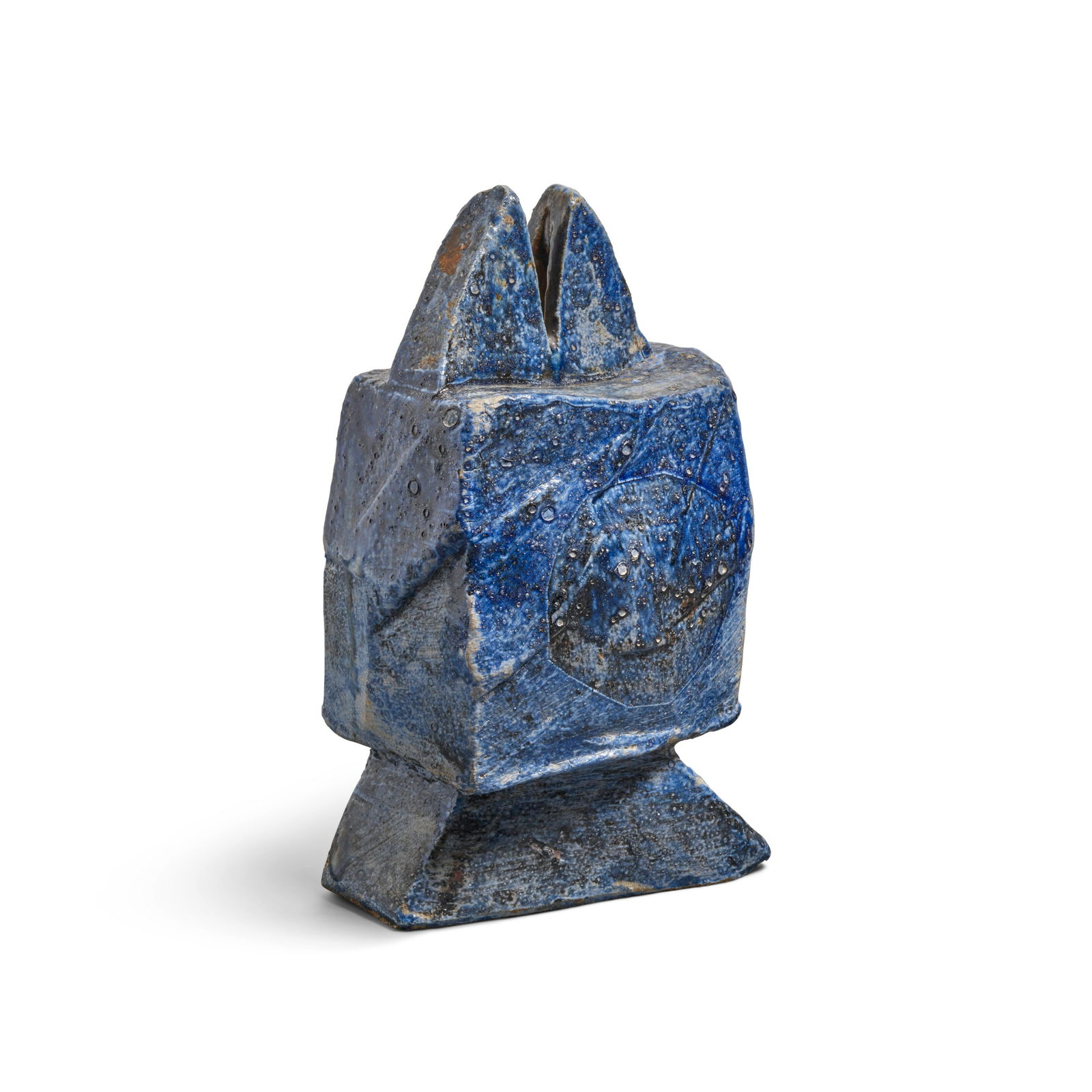 PETER VOULKOS (1924-2002) Mottled Vase1958glazed stoneware, signed 'VOULKOS' on underside and da... (1 of 6)