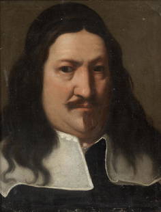 Circle of Bartholomeus van der Helst (Haarlem 1613-1670 Amsterdam) Portrait of a gentleman, bust...: Circle of Bartholomeus van der Helst (Haarlem 1613-1670 Amsterdam) Portrait of a gentleman, bust-length, in black costume with a white lawn collar oil on canvas, possibly a fragment 41.5 x 32.2cm (16