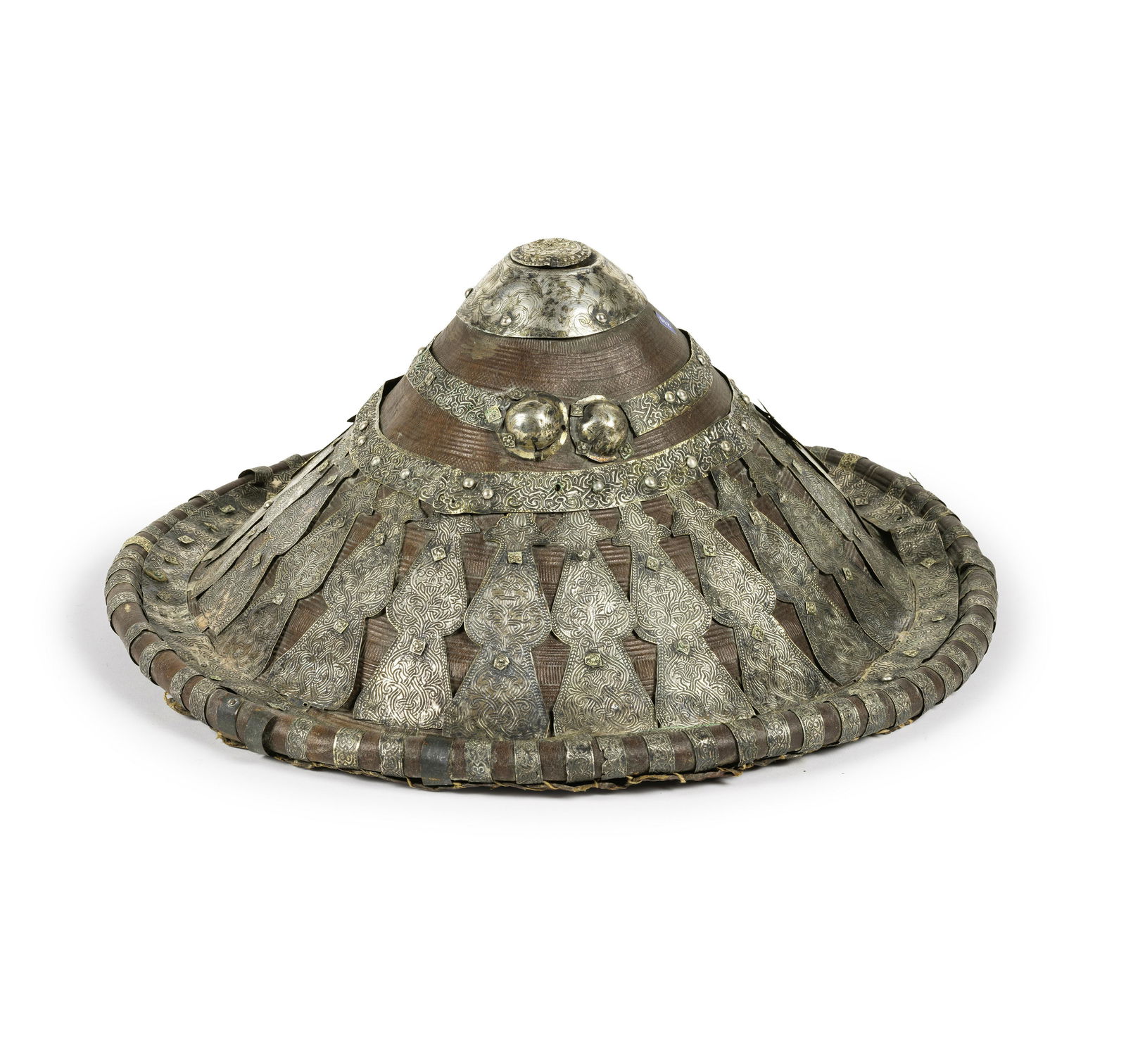 Bouclier Abyssin en cuir (tafa), Ethiopie XIXe siècle A leather Abyssinian shield (tafa), E... (1 of 1)