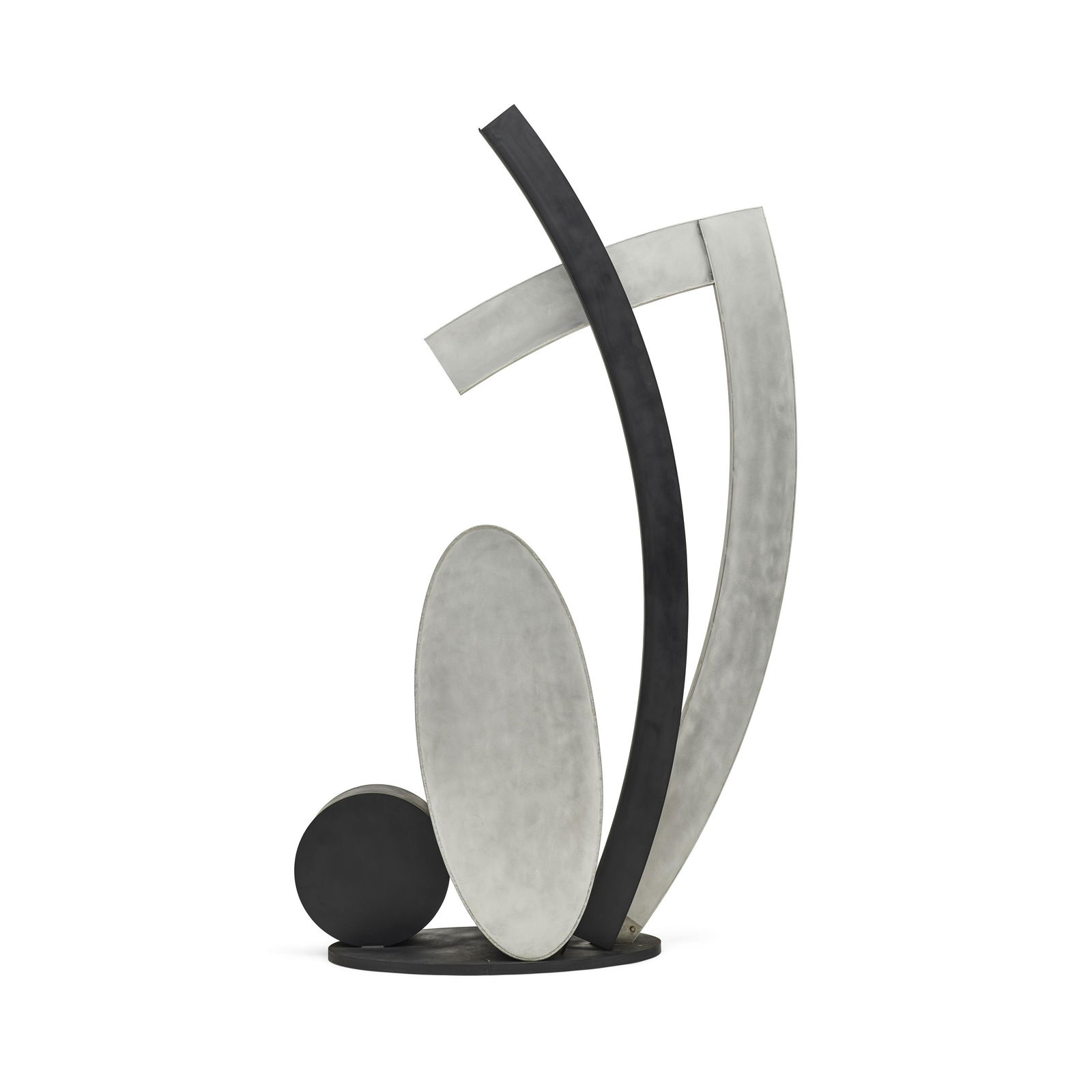 GUY DILL (B. 1946) Untitled, 1997: GUY DILL (B. 1946) Untitled, 1997 aluminum and stainless steel 119 1/2 x 73 1/2 x 24 1/2 in. 300.5 x 186.7 x 62.2 cm. Footnotes: Provenance Acquired directly from the artist in 1997 Thi