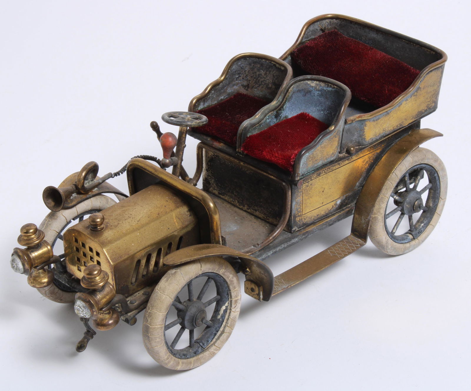 A desk piece in the form of a four-seat open tourer, circa 1904, Swiss, (1 of 1)