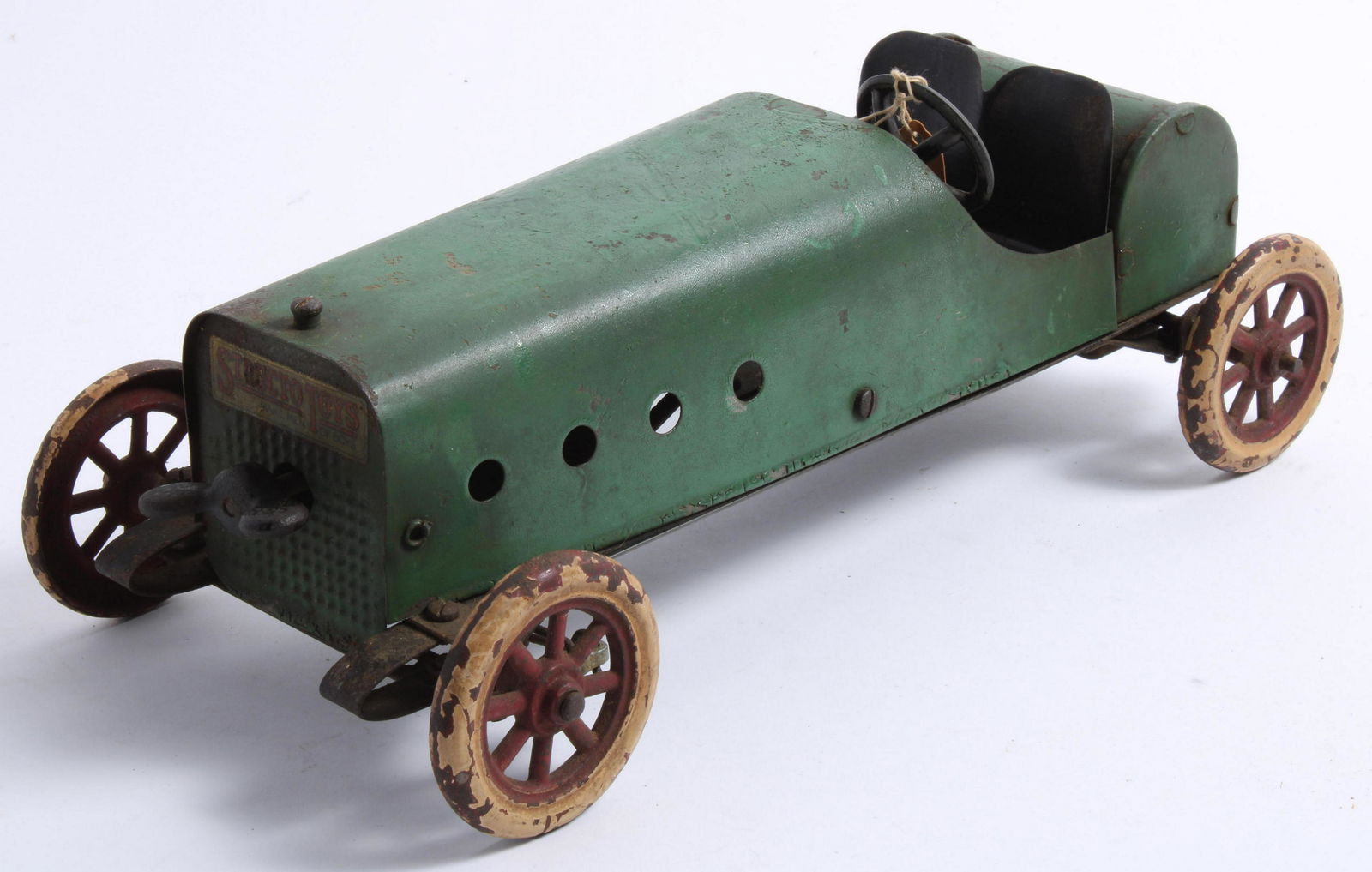 A tinplate Structo Toys Autobuilder No 8 clockwork construction kit racing car, American, 1920s, (1 of 1)